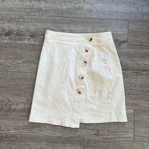 White denim skirt S size